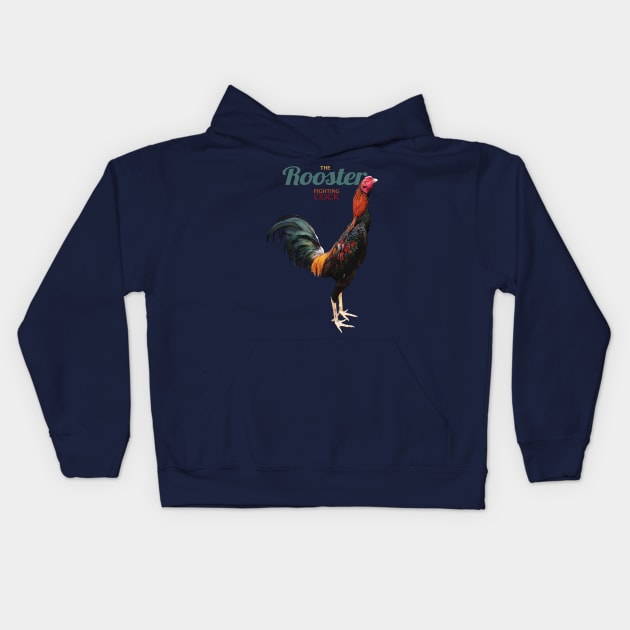 Rooster Kids Hoodie by KewaleeTee